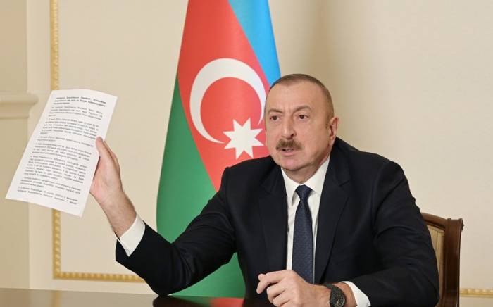 Azərbaycan Prezidenti: 10 noyabr bəyanatı de-fakto sülh müqaviləsidir