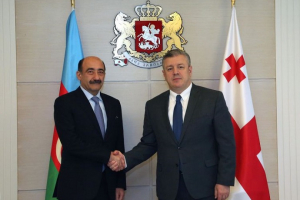 Əbülfəs Qarayev Gürcüstanın baş naziri ilə görüşüb