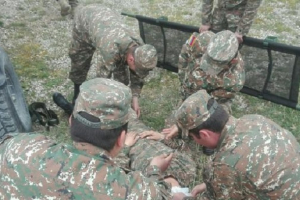Ermənistan ordusunun əsgəri yaralandı