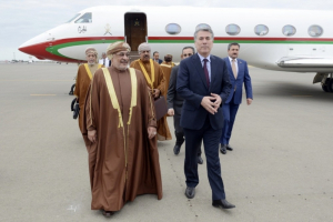 Omanın Dövlət Şurası sədri Bakıya gəlib