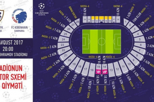 “Qarabağ“ – “Kopenhagen” matçının biletləri satışa çıxır