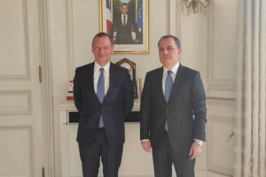 Ceyhun Bayramov Fransa Prezidentinin diplomatik müşaviri ilə görüşüb