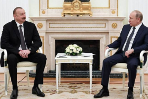 Soçidə İlham Əliyev ilə Vladimir Putin arasında ikitərəfli görüş başlayıb

