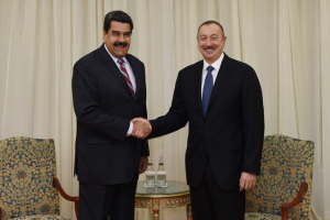 Prezident Venesuelalı həmkarı ilə görüşdü 