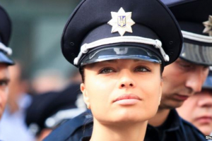 Ukraynanın  qadın polisləri  - Fotolar