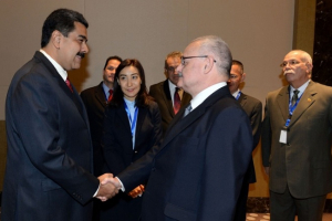 Artur Rasizadə Venesuela prezidenti ilə görüşüb