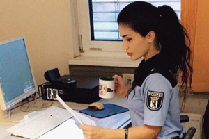Alman mətbuatı azərbaycanlı qadın polisdən yazır - FOTOLAR
