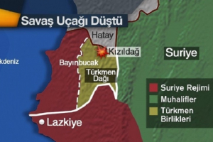 Türkiyə sərhədi pozan qırıcını vurdu  (VİDEO)